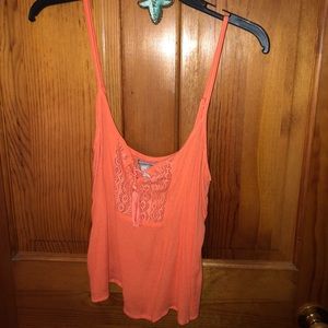 Orange tank top Charlotte Russe